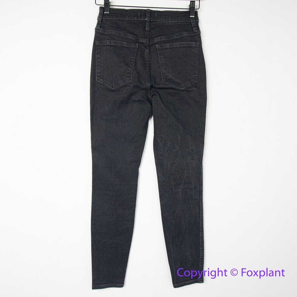 Madewell 10" High-Rise Skinny Jeans in black fros… - image 9