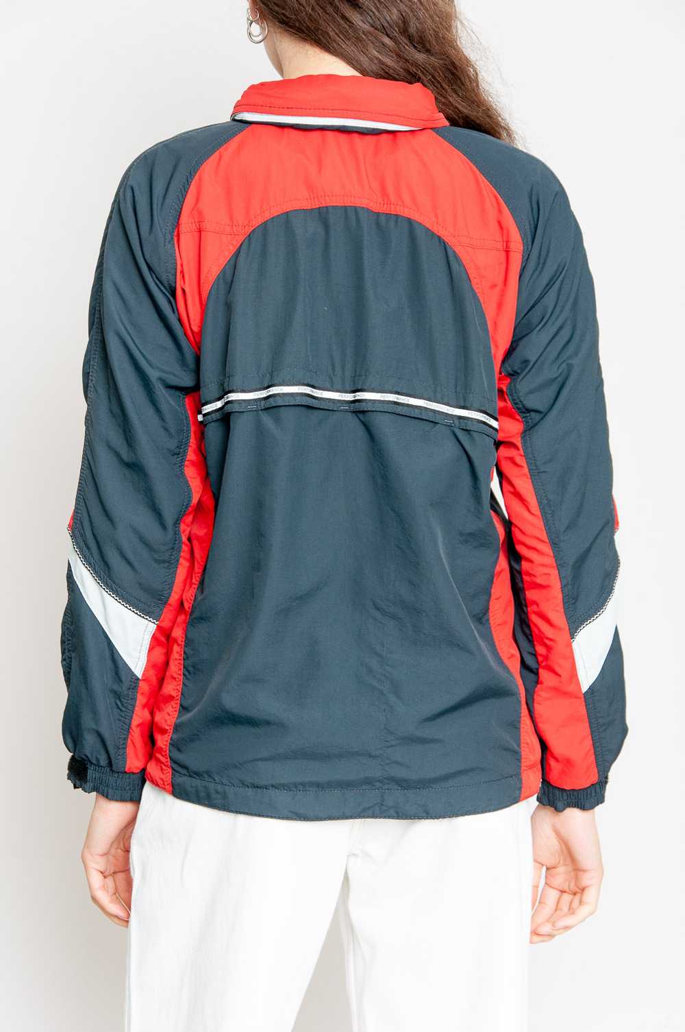 Asics Windbreaker Dark gray with red details - image 4