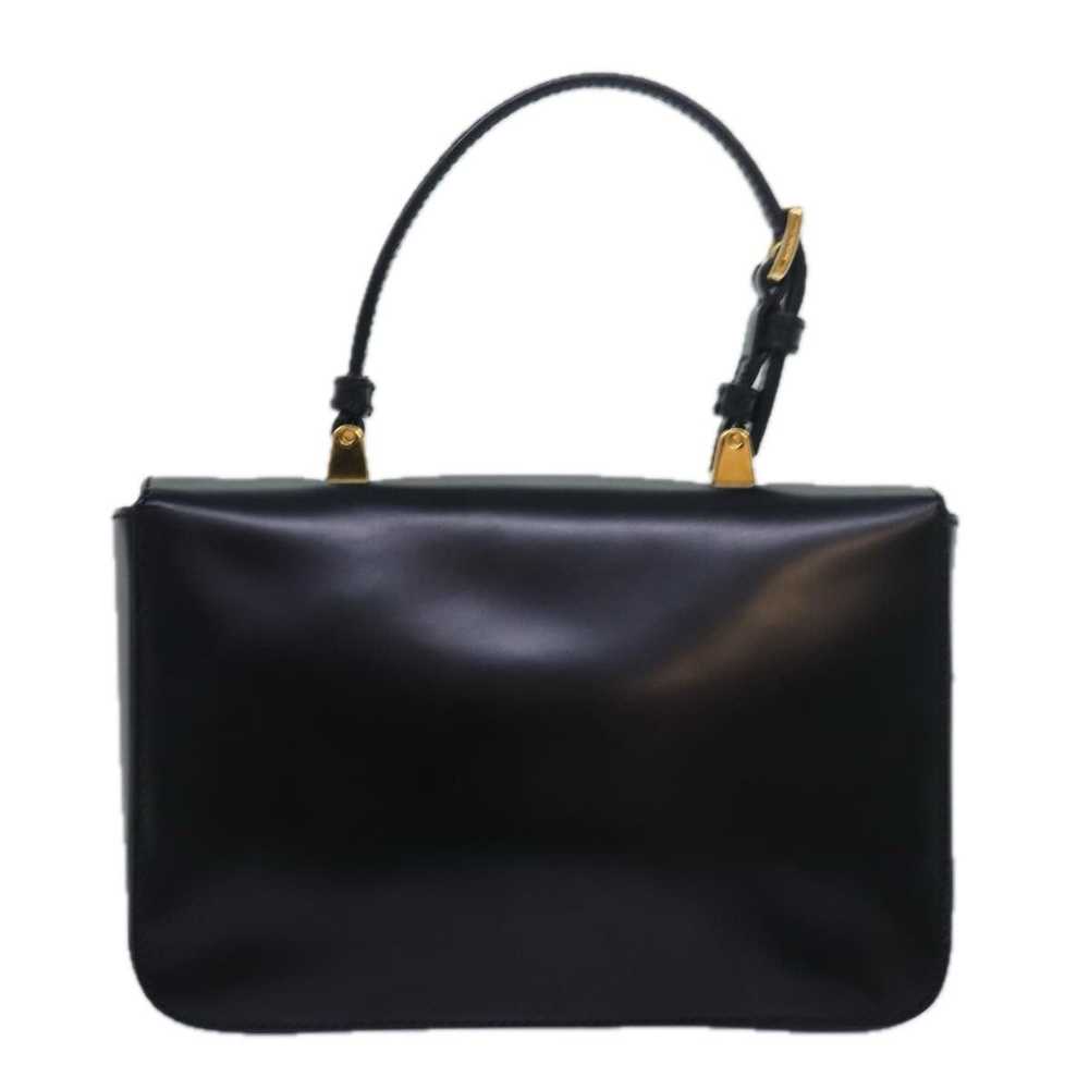 Prada PRADA Ribbon Hand Bag Patent leather Black … - image 3