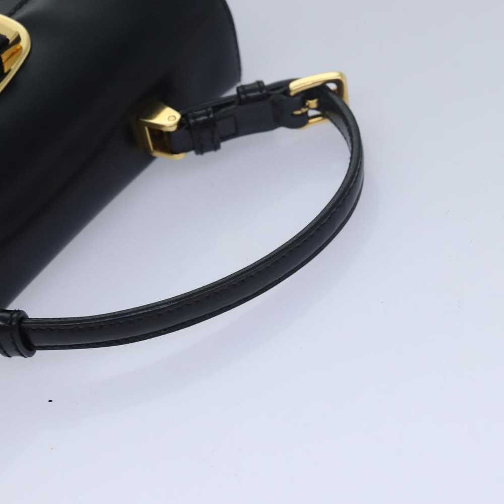 Prada PRADA Ribbon Hand Bag Patent leather Black … - image 7