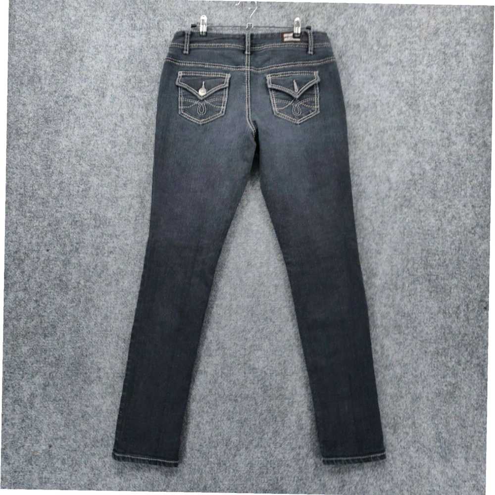 Earl Jean Dark Wash Blue Cotton Denim Skinny Leg … - image 2