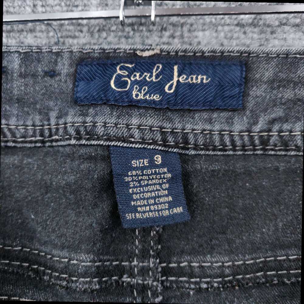 Earl Jean Dark Wash Blue Cotton Denim Skinny Leg … - image 3