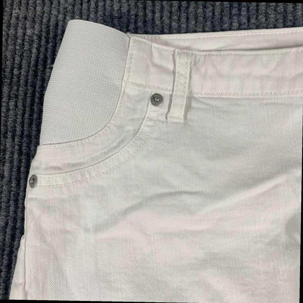 Gap Gap Shorts Women's 12 White Denim Cut Off Str… - image 3