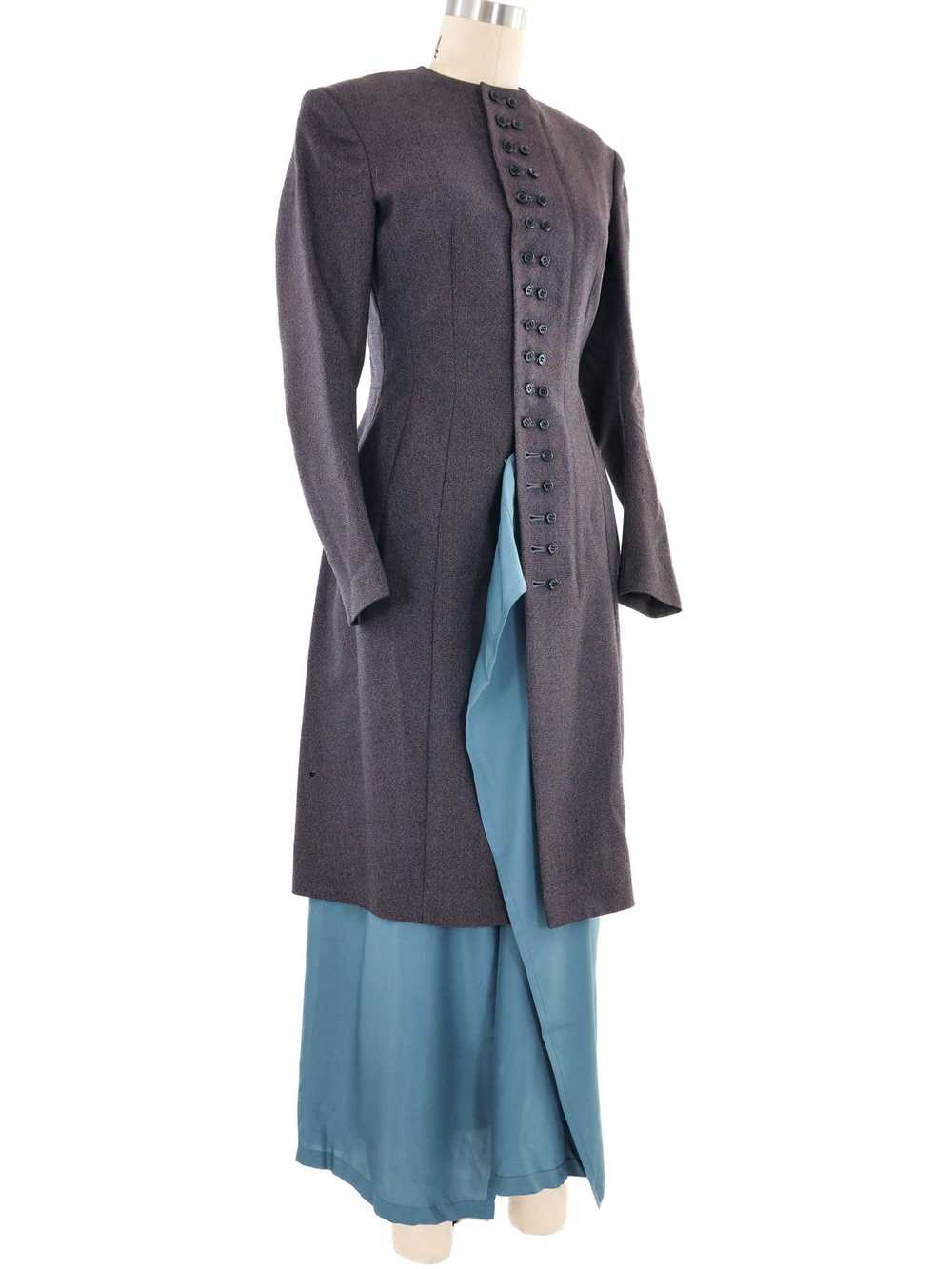 Yohji Yamamoto Wool Double Button Coat - image 9