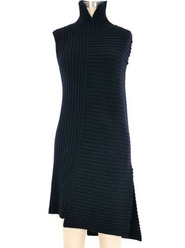 2013 Celine Navy Ribbed Sweater Tunic