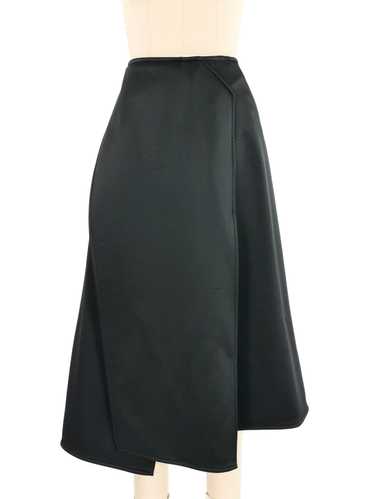 Celine Neoprene Wrap Skirt