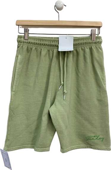 Feels Like a Sunday Green Sweat Shorts UK S - image 1