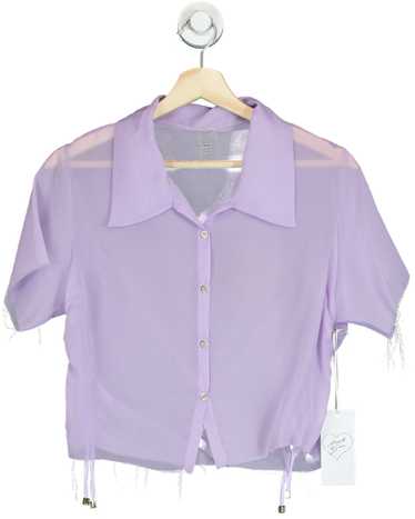 Heart of Sun Lavender Sheer Cover-Up Top One Size