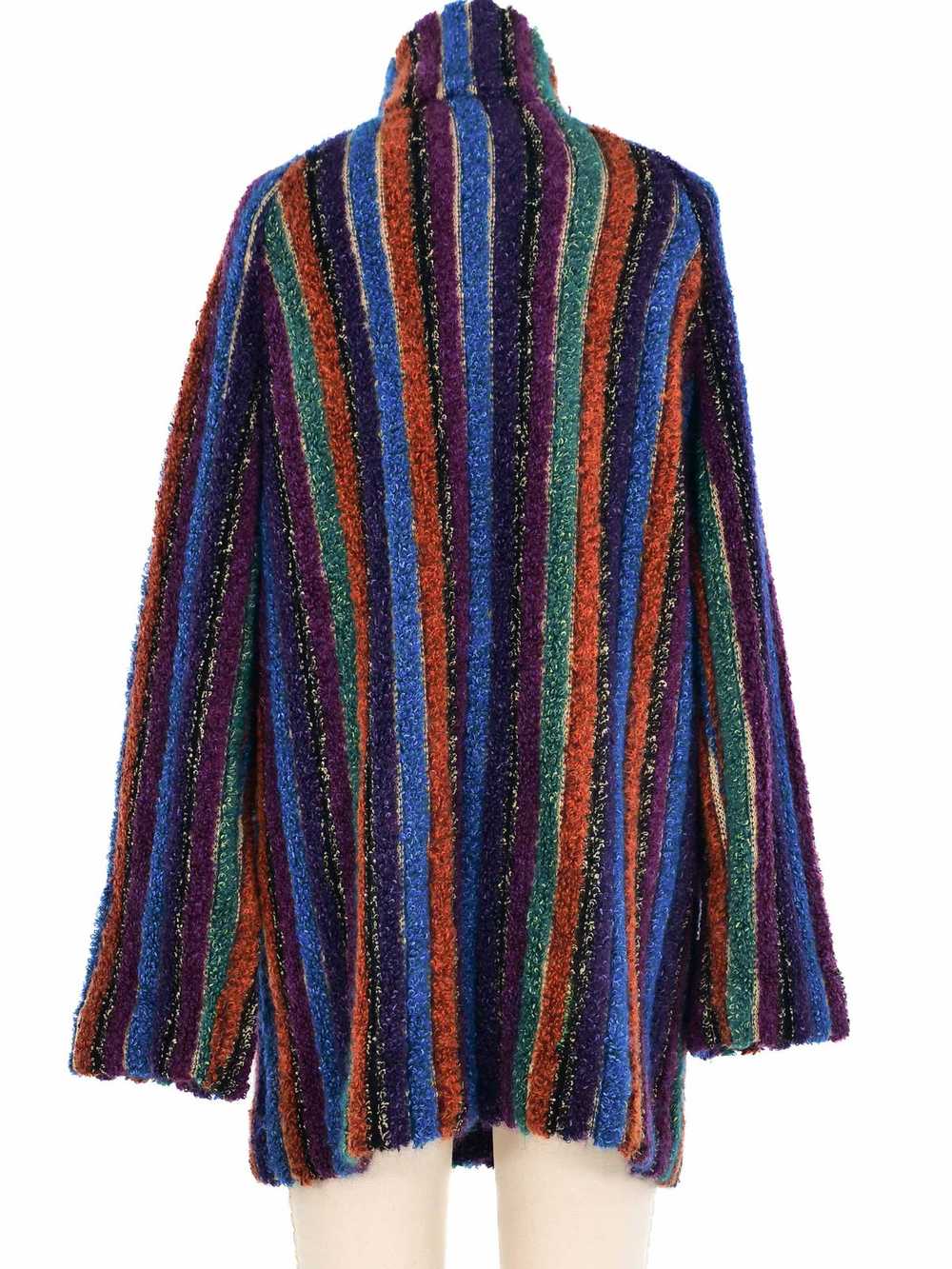 Missoni Textured Striped Button Front Sweater - image 4