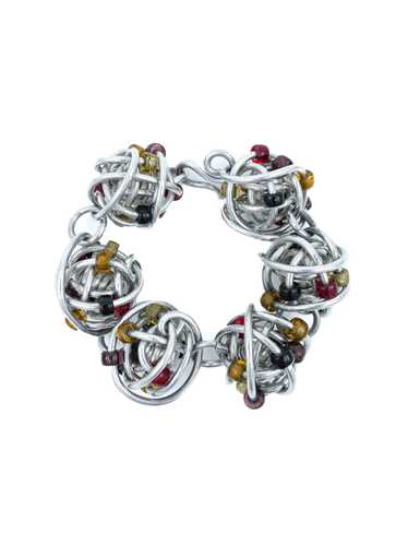 Knotted Wire Ball Bracelet