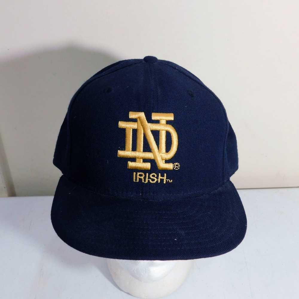 90s New Era Fighting Irish 5950 Fitted Hat Size 7… - image 1