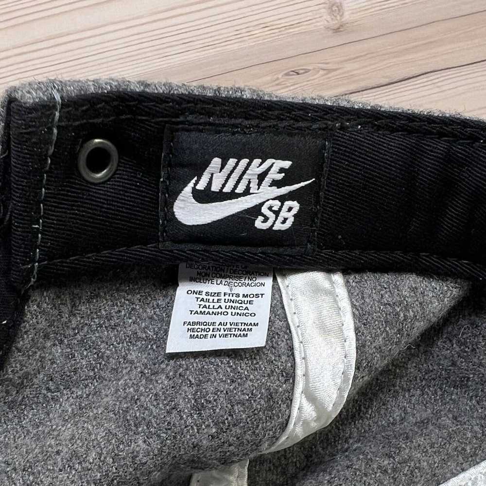 Nike SB Infield Pro Hat Grey Wool Blend Leather S… - image 11