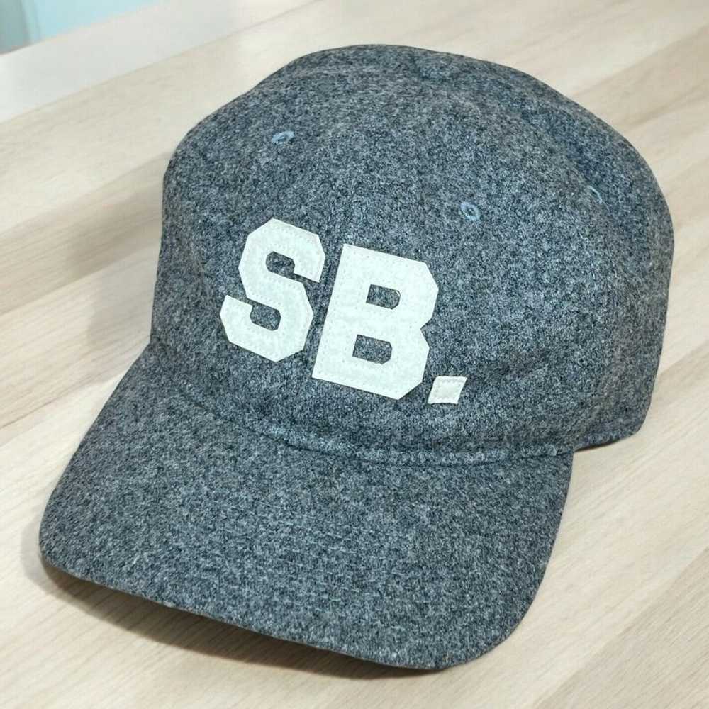 Nike SB Infield Pro Hat Grey Wool Blend Leather S… - image 1