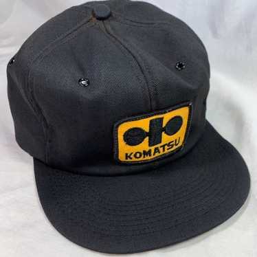 Vintage Komatsu Snap Back Trucker Hat