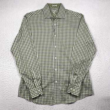 Bugatchi Bugatchi Shaped Fit Shirt Mens Large Mul… - image 1