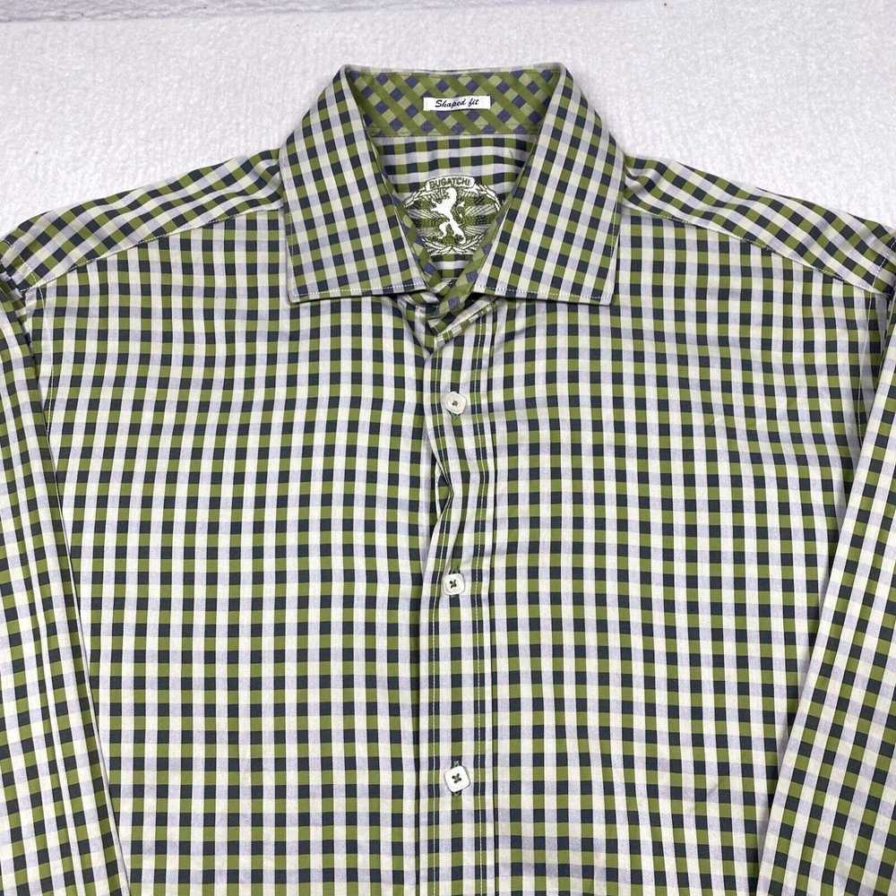 Bugatchi Bugatchi Shaped Fit Shirt Mens Large Mul… - image 2