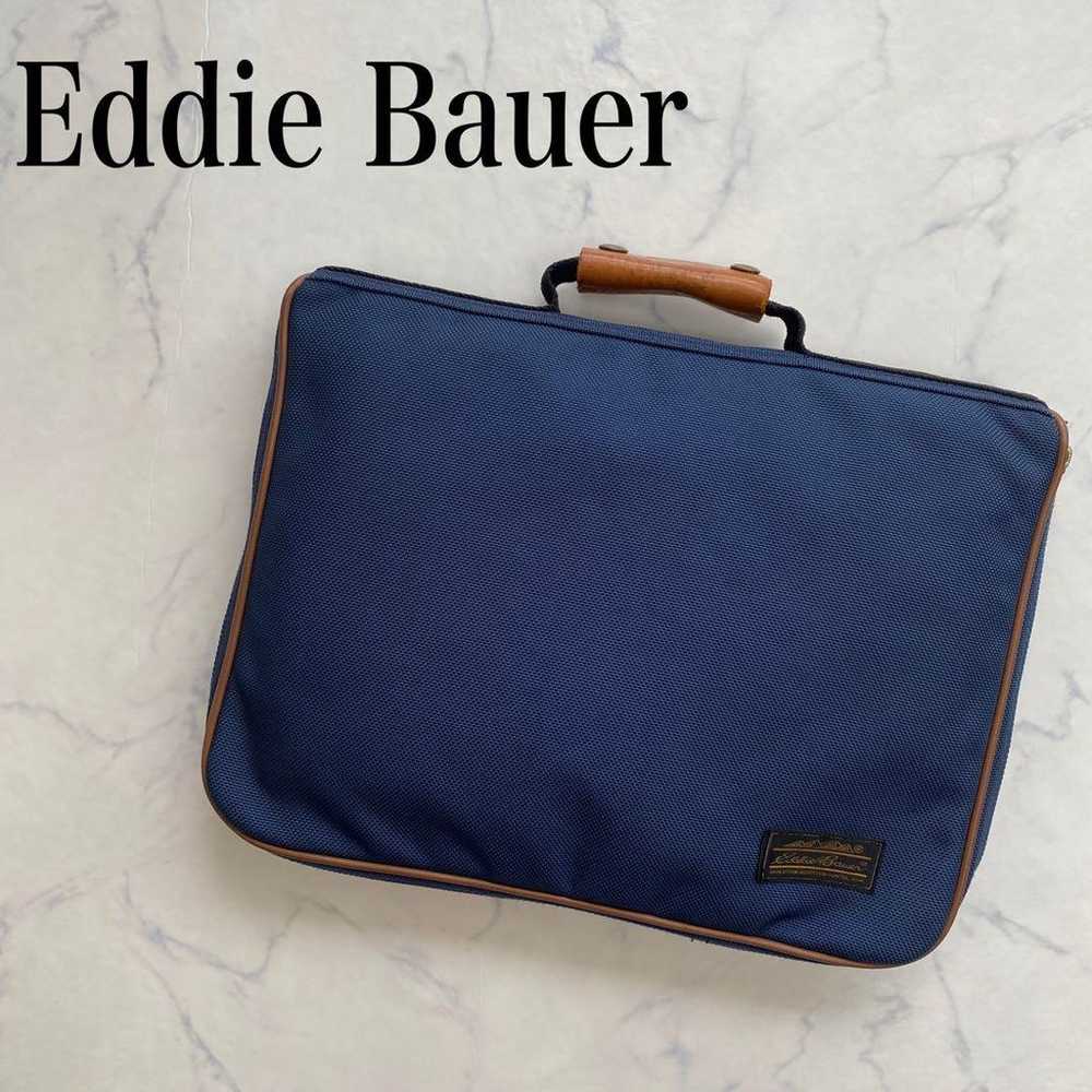 Eddie Bauer vintage 80s Brief Case Rare Genuine P… - image 1