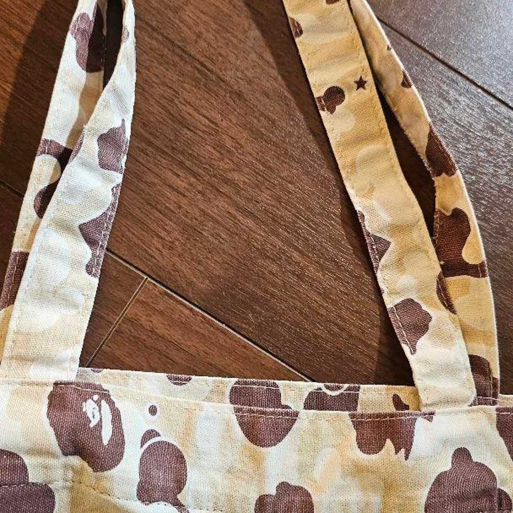 A BATHING APE Ape Camo Star Camo Tote Bag 90s - image 3