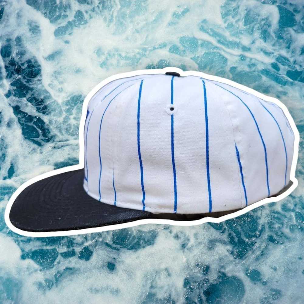 Reebok Men's White and Blue Shaq Hat - image 3