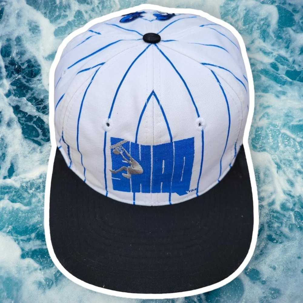 Reebok Men's White and Blue Shaq Hat - image 6