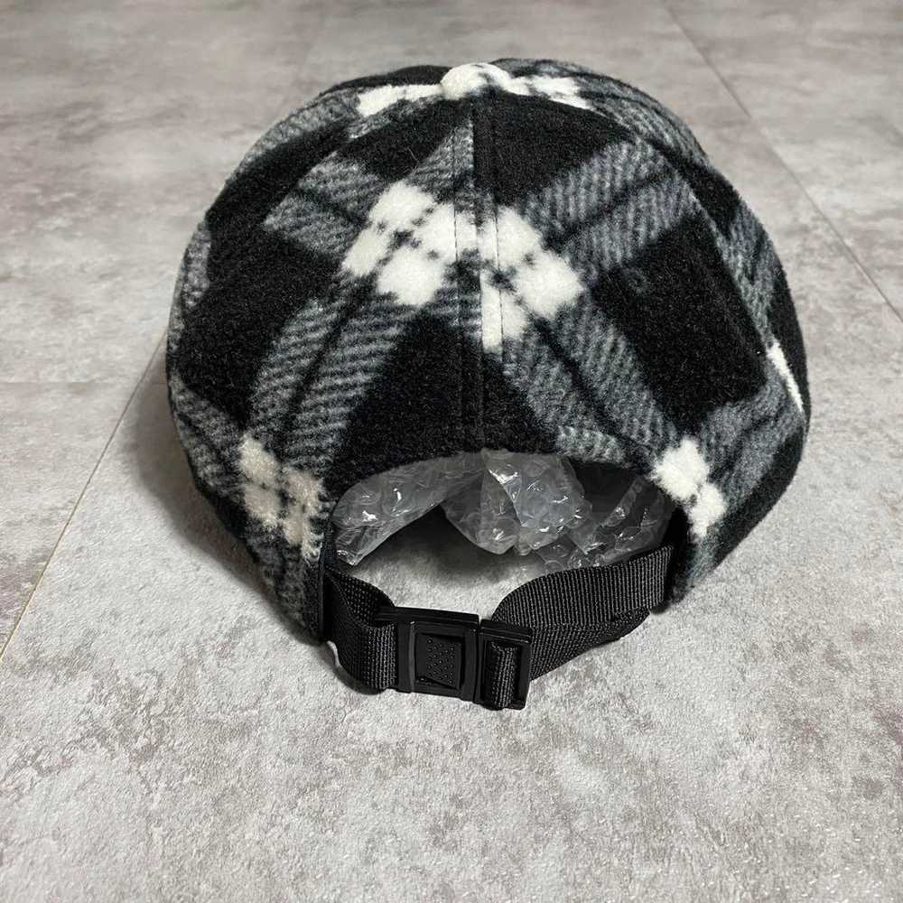 stussy Embroidered Stock Logo Tartan Check Fleece… - image 5