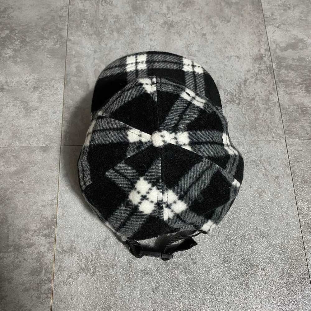 stussy Embroidered Stock Logo Tartan Check Fleece… - image 6