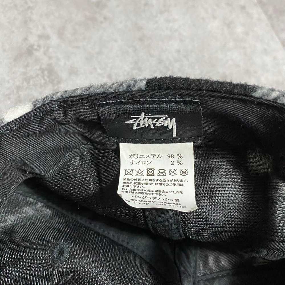 stussy Embroidered Stock Logo Tartan Check Fleece… - image 7