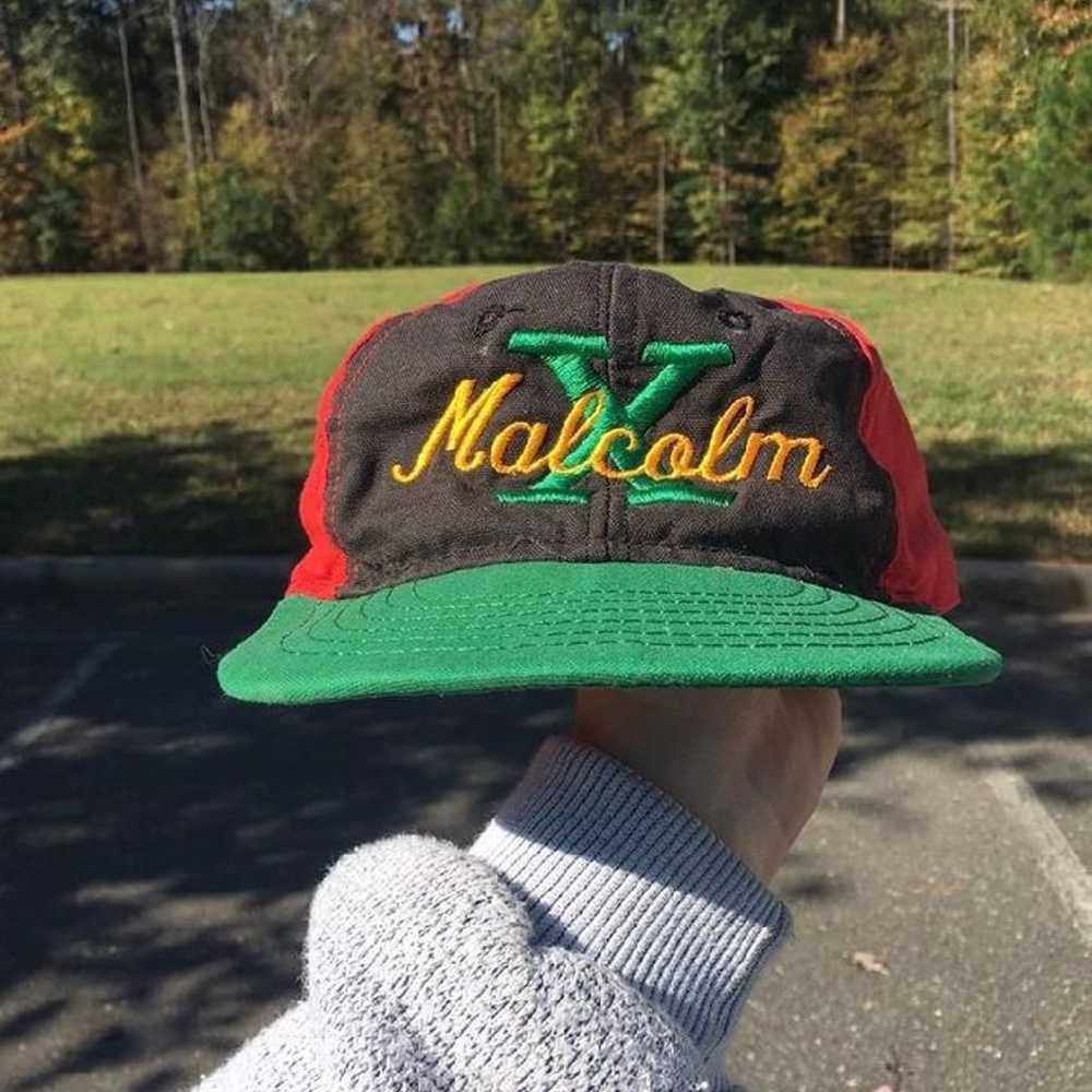 Ultra Rare VTG 70s Malcom X Hat - image 3