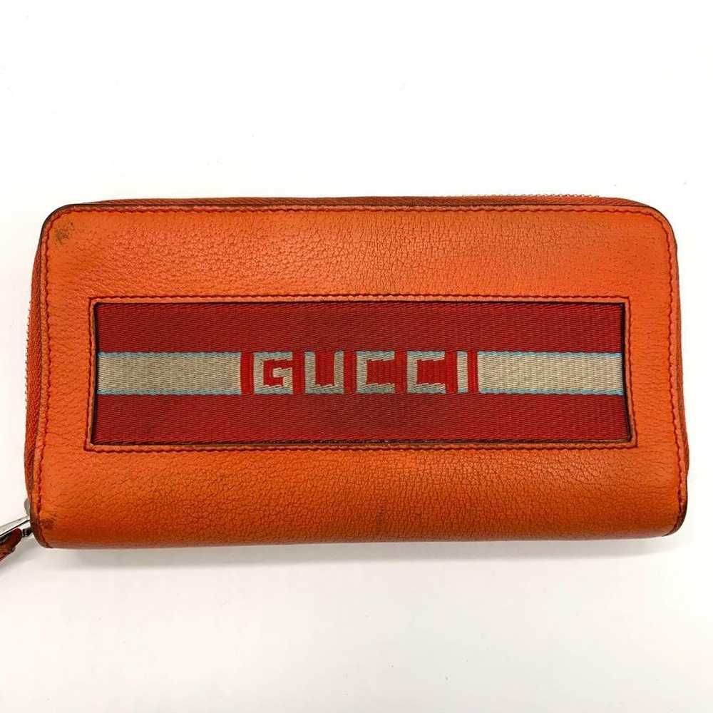 Quality item ✨ Gucci stripe zippy long wallet org… - image 2