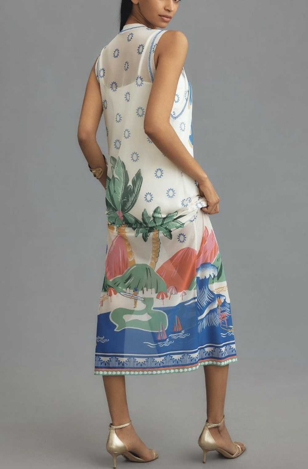 Farm Rio Farm Rio Sleeveless Graphic Mesh Dress, … - image 4