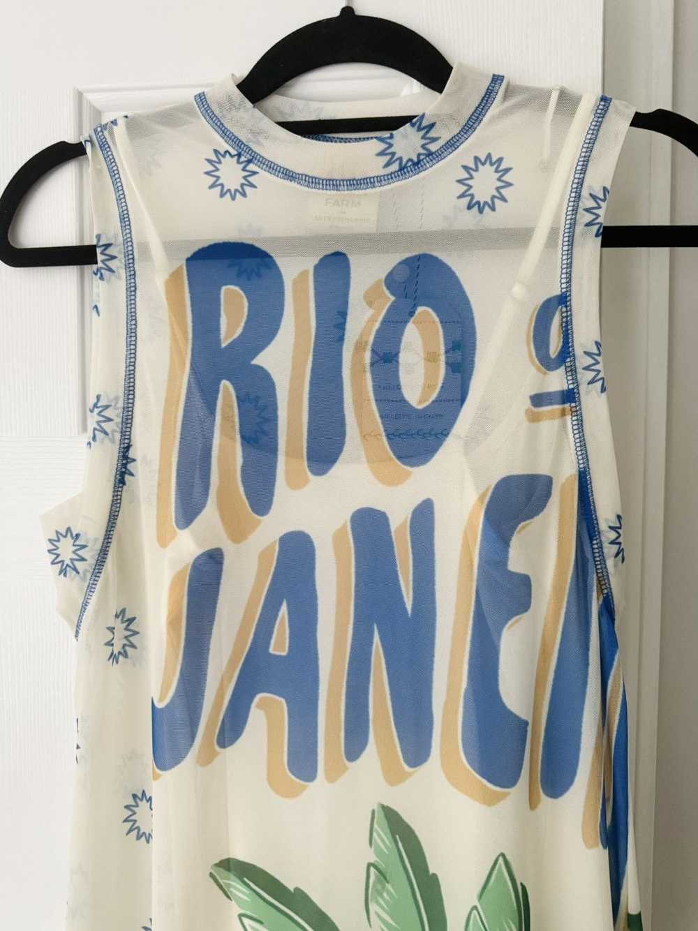 Farm Rio Farm Rio Sleeveless Graphic Mesh Dress, … - image 7