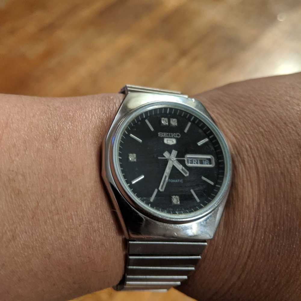 Vintage Diamond Seiko Five 6309 720C - image 11