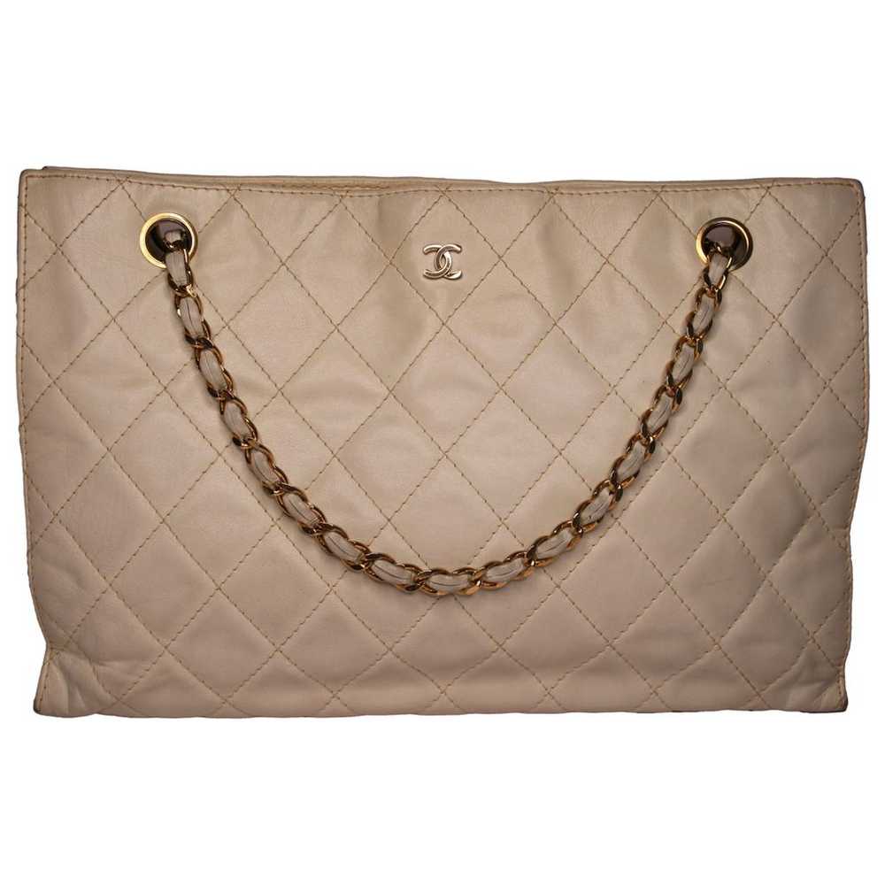 Chanel Classic Cc Shopping leather handbag - image 1