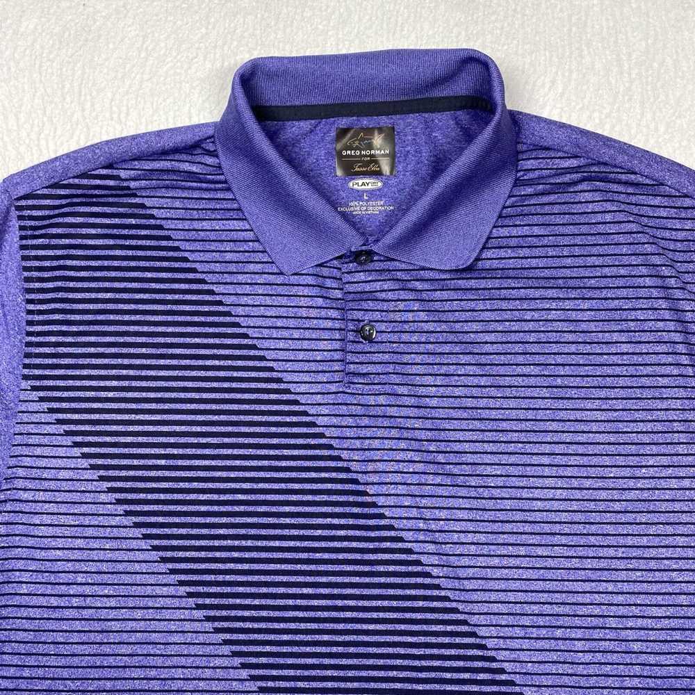 Tasso Elba Greg Norman Play Dry Polo Shirt Mens L… - image 2