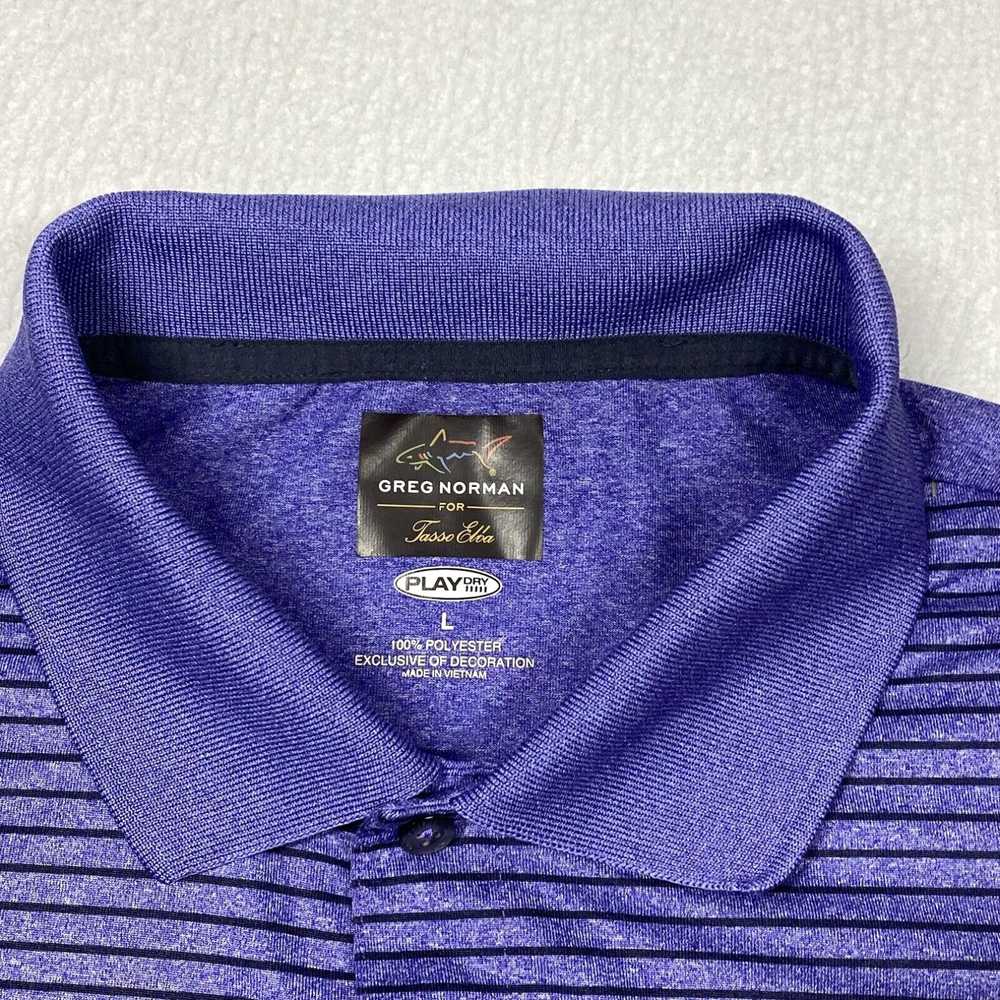 Tasso Elba Greg Norman Play Dry Polo Shirt Mens L… - image 3