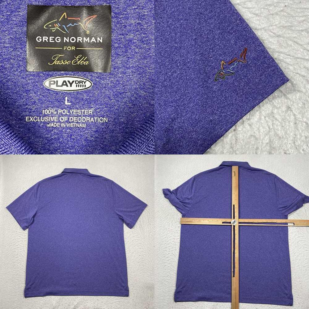 Tasso Elba Greg Norman Play Dry Polo Shirt Mens L… - image 4