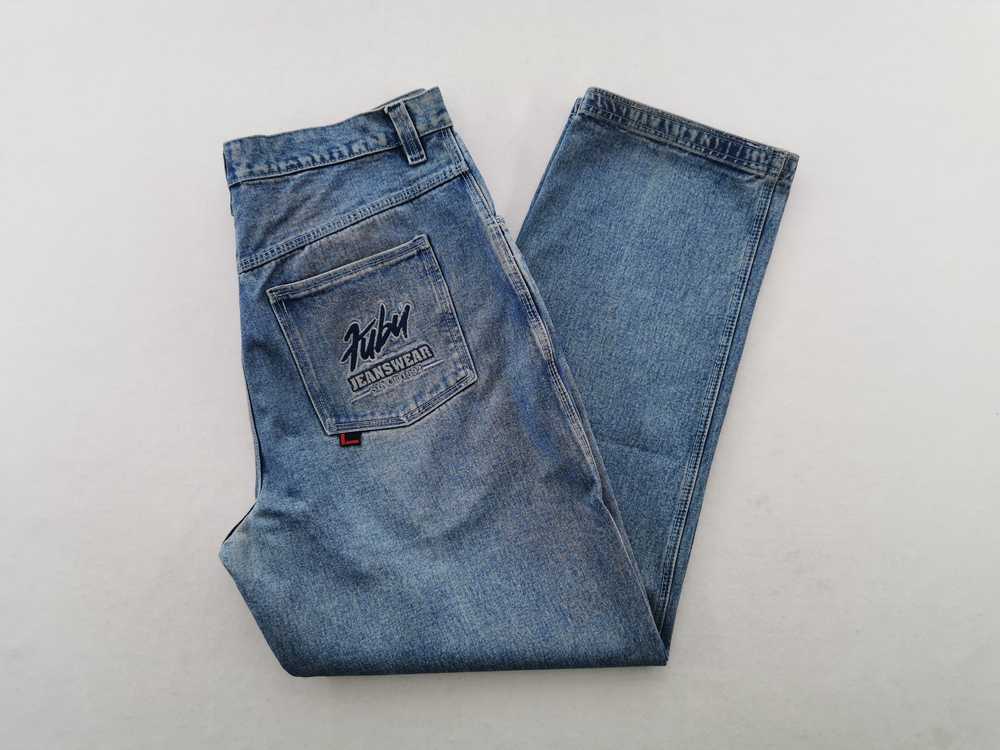 Fubu Vintage 90's Fubu Denim Jeans Big Size 40/40… - image 5