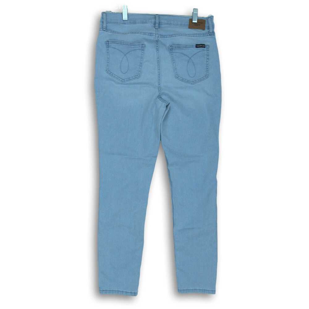 Women's Calvin Klein Light Blue Skinny Jeans Size… - image 2