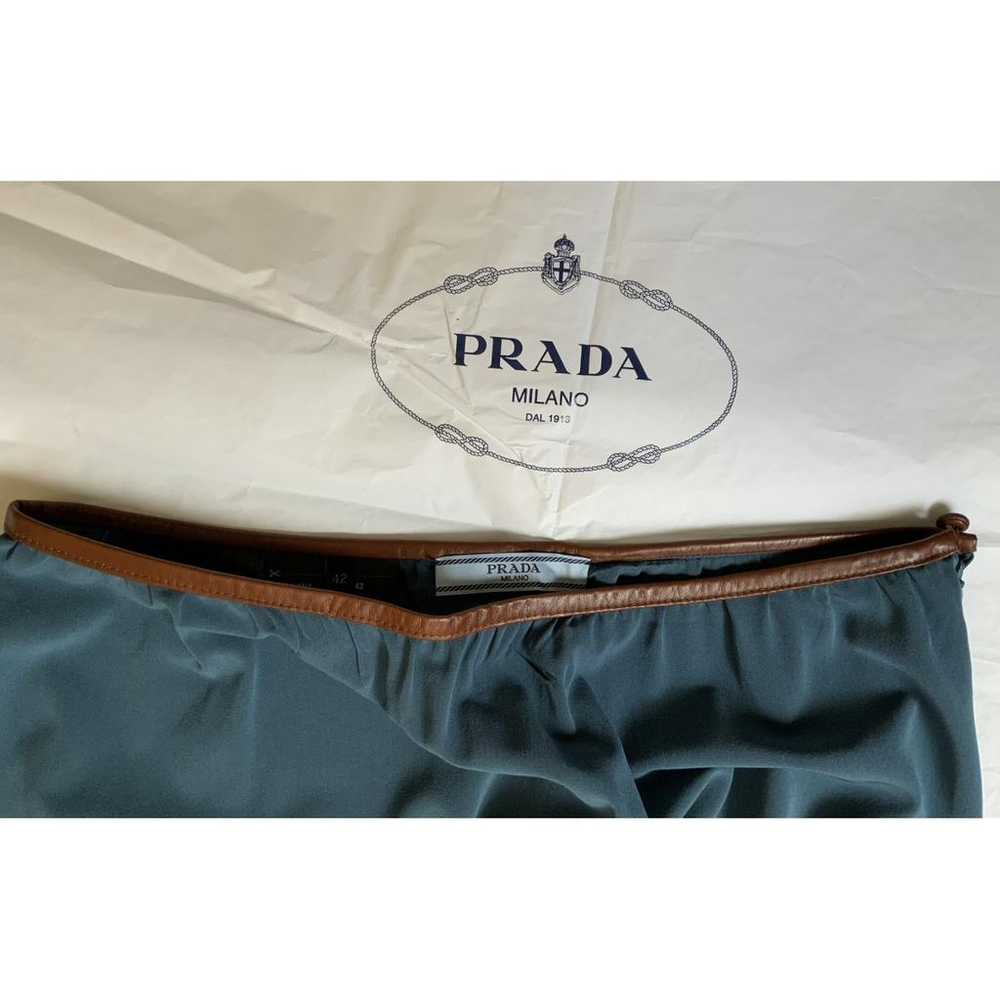 Prada Silk mid-length skirt - image 5