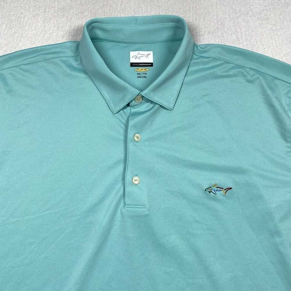 Vintage Greg Norman Polo Shirt Play Dry Mens 2XL … - image 2