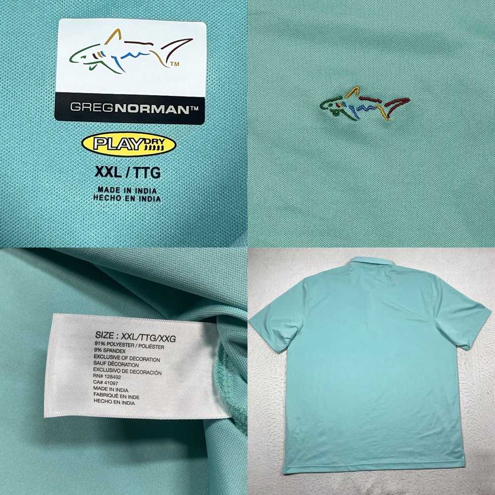 Vintage Greg Norman Polo Shirt Play Dry Mens 2XL … - image 4