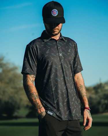 dixxon Men’s Pew Pew Party Polo