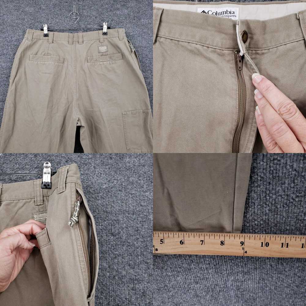 Vintage Mens Khaki Chino Canvas Relaxed Fit Strai… - image 8