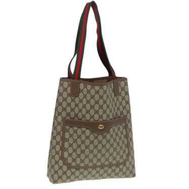 Gucci GUCCI GG Supreme Web Sherry Line Tote Bag P… - image 1