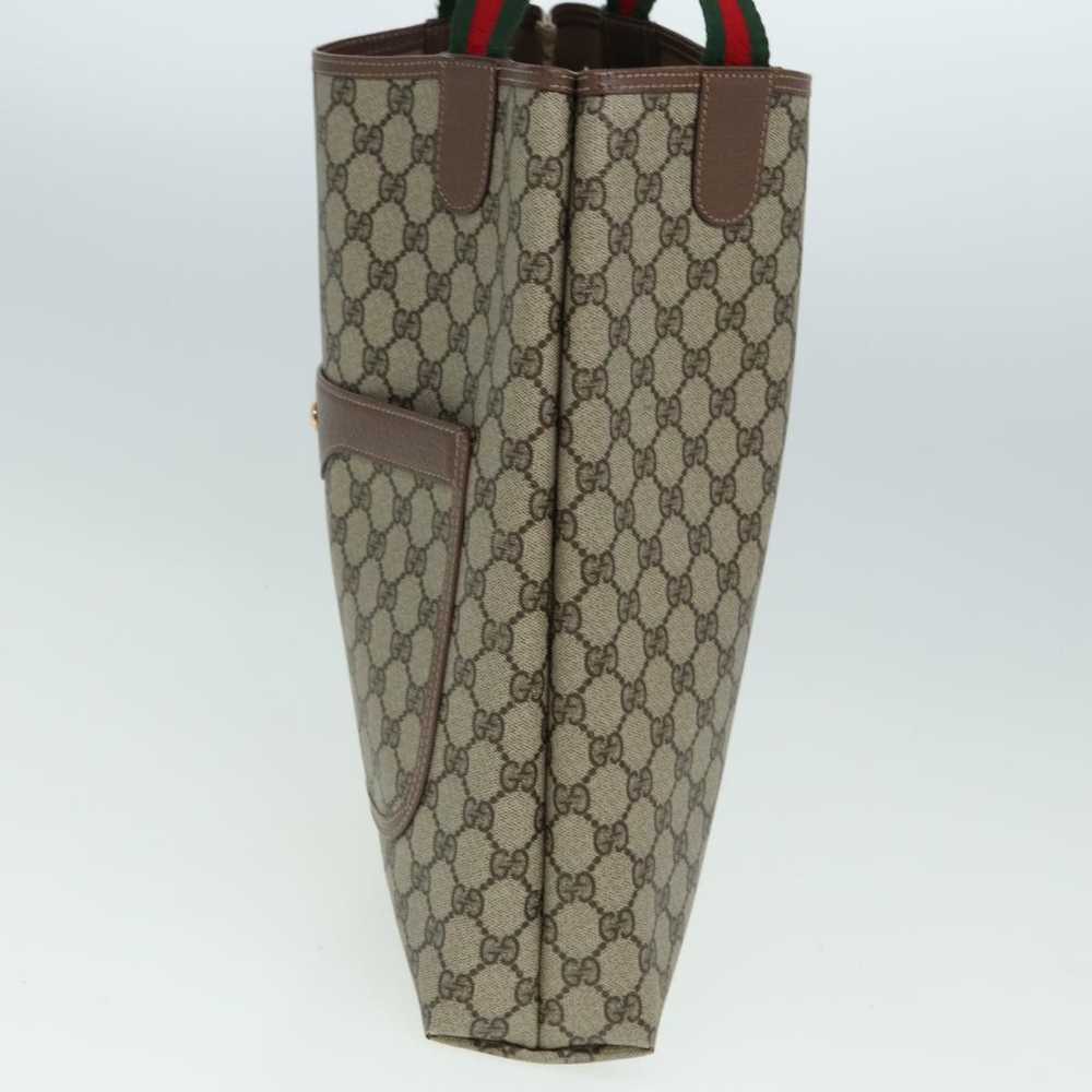 Gucci GUCCI GG Supreme Web Sherry Line Tote Bag P… - image 3