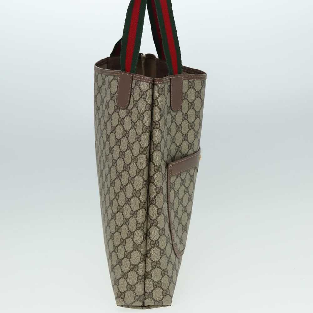 Gucci GUCCI GG Supreme Web Sherry Line Tote Bag P… - image 4