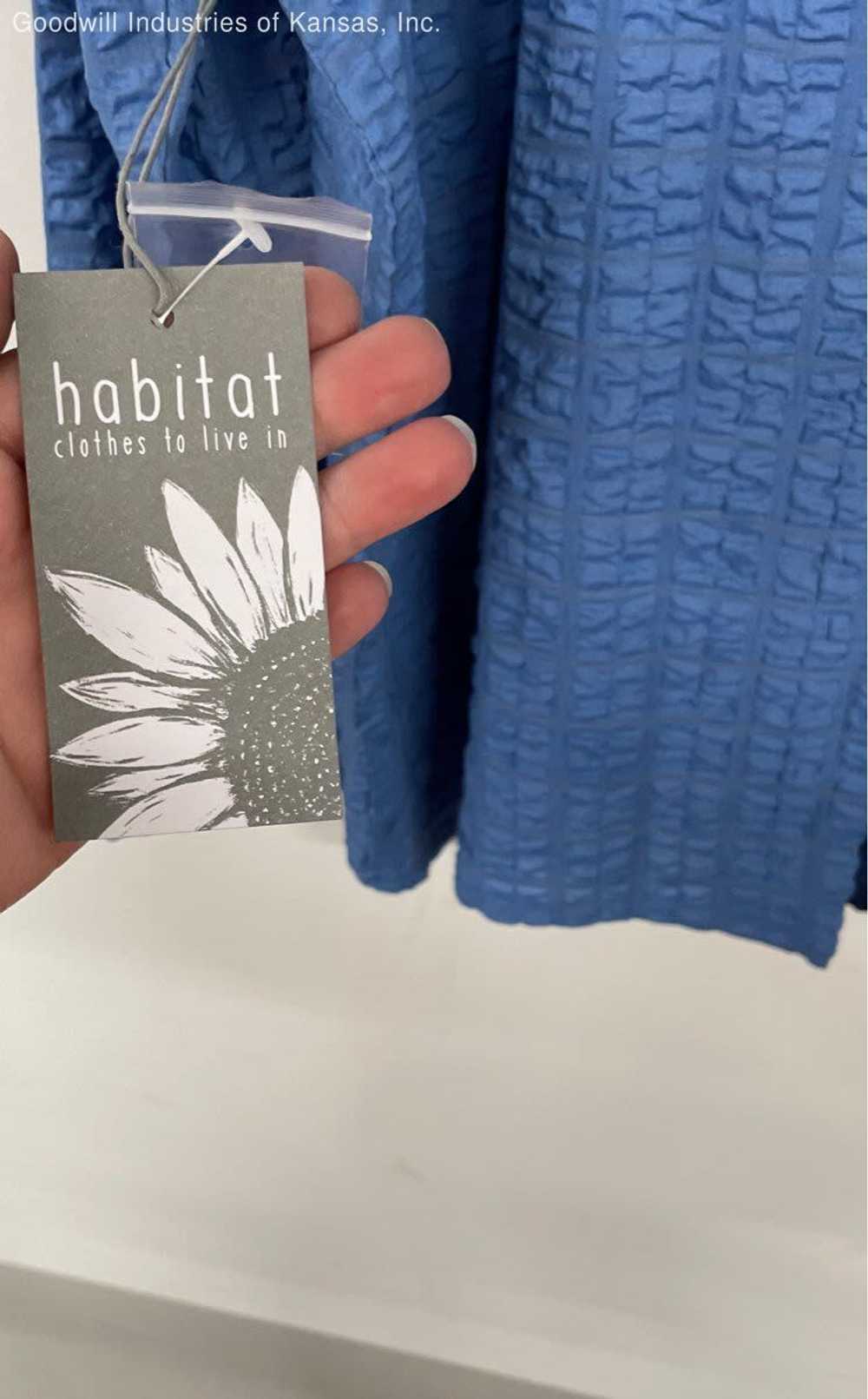 Habitat Blue Textured Button Down Long Sleeve - S… - image 8