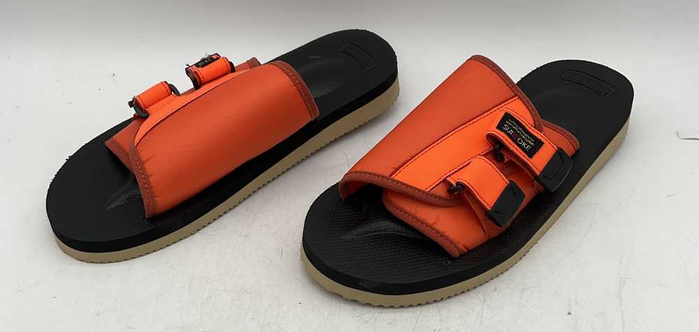 Suicoke Men's Orange Slide Sandals Size 10 - image 2