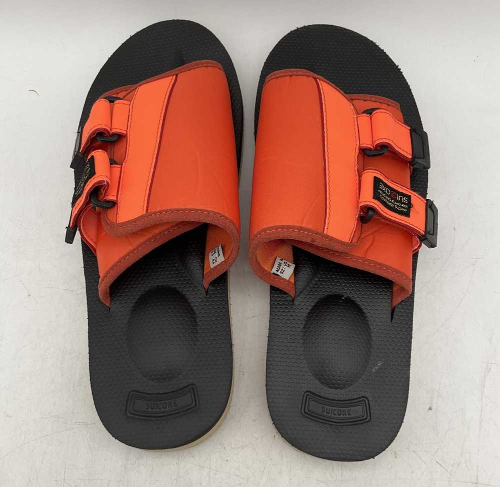 Suicoke Men's Orange Slide Sandals Size 10 - image 5