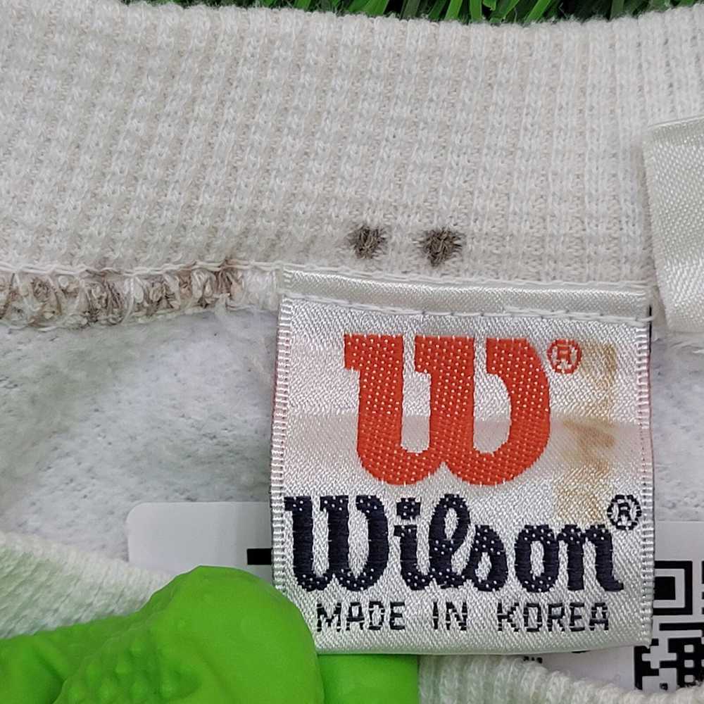 Vintage Vintage Wilson Tennis Cropped Sweatshirt … - image 8